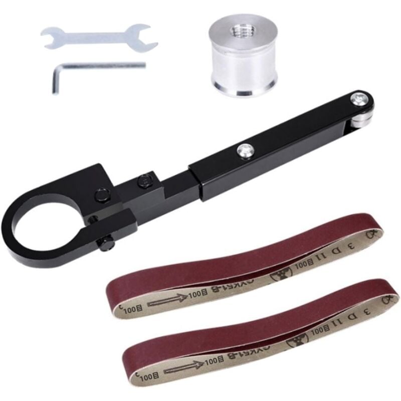 rinder in a Belt S, meuleuse électrique 100 angles modifiée pour machine à bande de sable, ponceuse à bande de pon