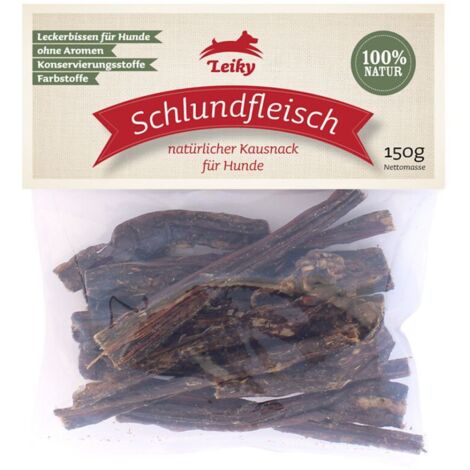 Rinder-Speiseröhre 150g  Hundekauartikel  leicht verdaulich  Leiky