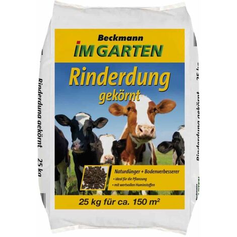 Rinderdung gekörnt 25 Kg BIO Anbau geeignet