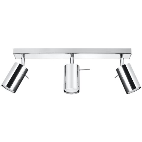 RING 3 chrome ceiling lamp