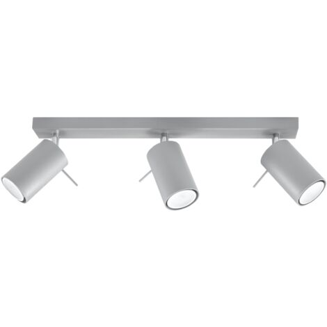 RING 3 DECKENLEUCHTE GU10 GRAU SOLLUX SL.0451