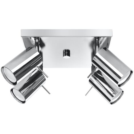 RING 4 chrome ceiling lamp