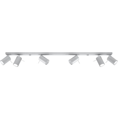 RING 6L gray ceiling lamp