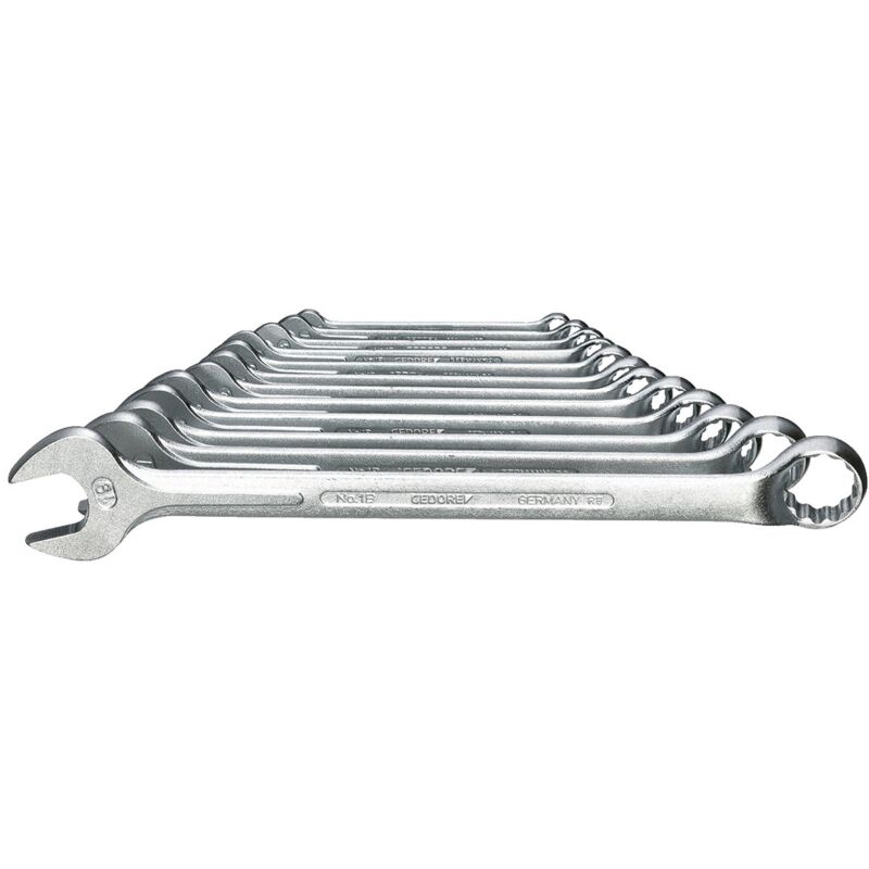 Image of 1 B-0112 Ring-Maulschlüssel-Satz 12-teilig 6-19 mm