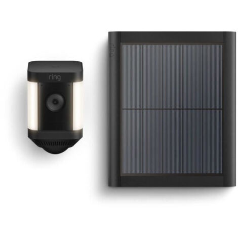 Ring Spotlight Cam Plus caméra de surveillance noir