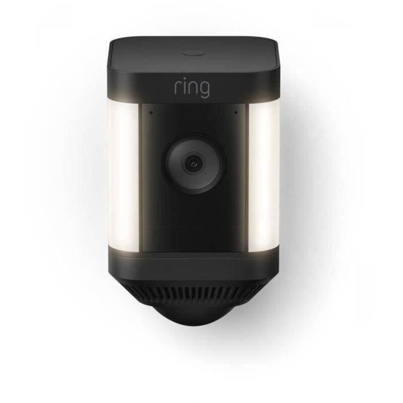 Ring - Caméra de surveillance enfichable Spotlight Plus - Noir - ue