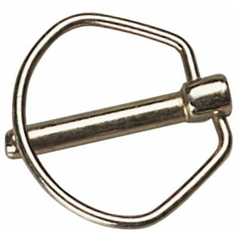 Ein Splint mit einem 10 x 58 mm Ring, der den Sicherungsstift des