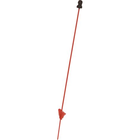 Ring Top Electric Fence Post X25 (102CM Insulator Spring Steel Red Spare)