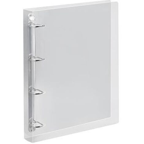 Ringbuch Crystal DIN A4 Polypropylen transparent
