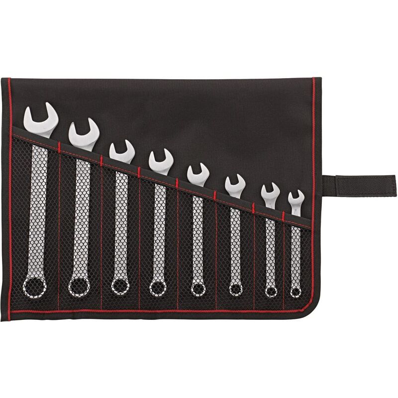 Image of Format - Ringmaulschlüssel-Satz DIN3113A 8-19mm, 8-teilig in Rolltasche