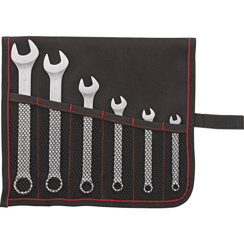 Image of Format - Ringmaulschlüssel-Satz DIN3113A 7-19mm, 6-teilig in Rolltasche