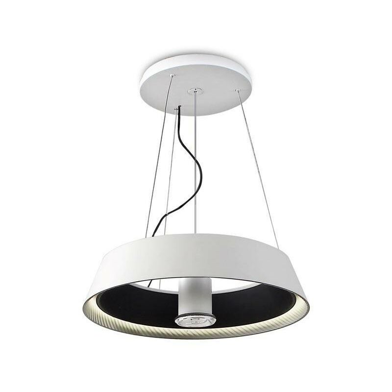 Grok Lighting - Leds-C4 GROK - LED 1 Light Small Ceiling Pendant White, Black