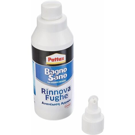 Rinnova Fughe Mattonelle Bianco Pattex bagno, cucina coprente antimuffa 125 ml