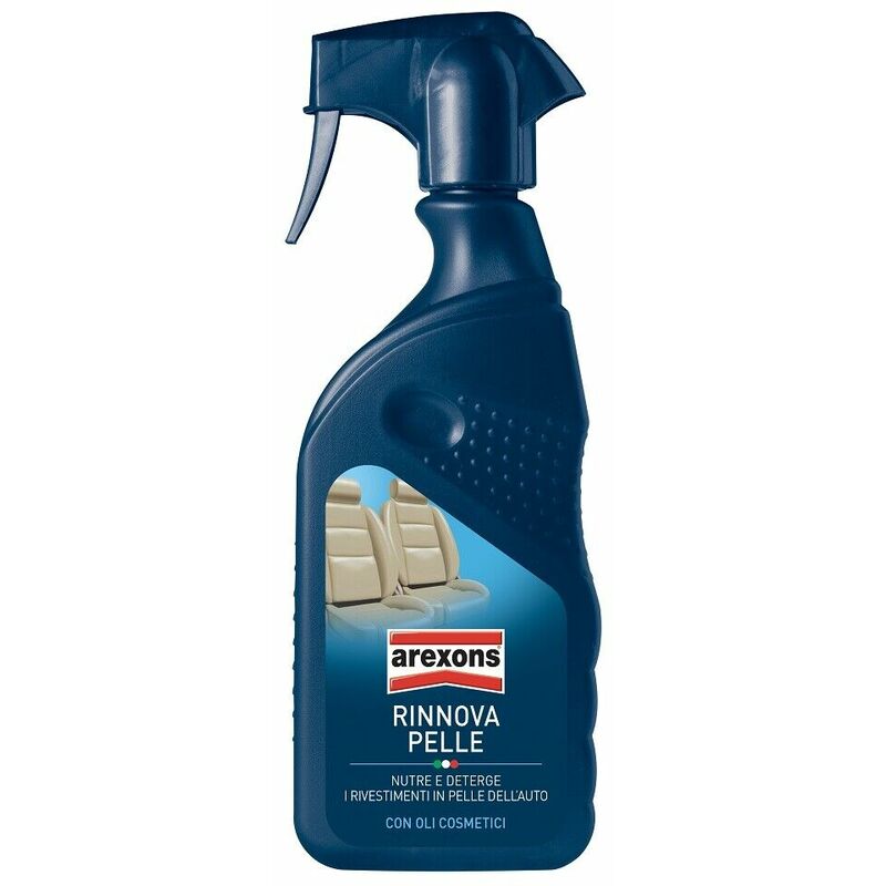 Image of Arexons - Detergente pulisci sedili Auto in pelle Rinnovante Nutriente Spray 500ml