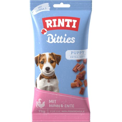Rinti  Bitties Puppy Snack  Sobre de 75 g - Pollo y Pato 75 g