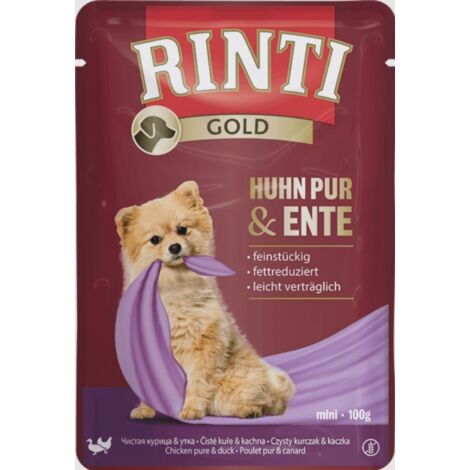 Rinti  Gold Mini  Bustina da 100 g - Pollo e Anatra 100 g
