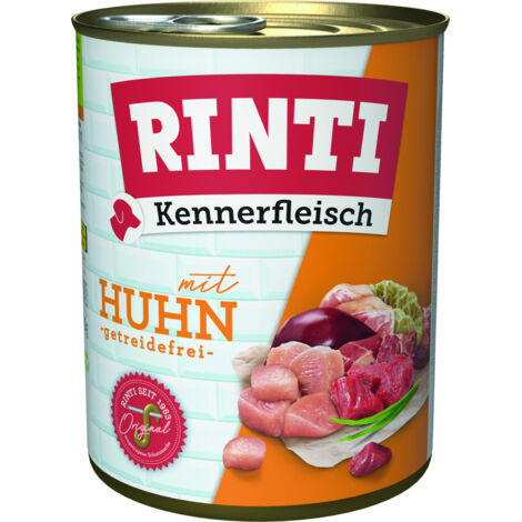 Rinti Pur Kennerfleisch Huhn 800 g Hundefutter Nassfutter