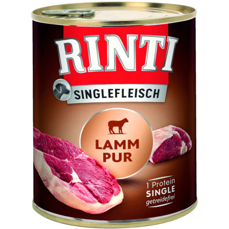 Rinti Singlefleisch Hundenassfutter Adult 800 g Lamm Pur Nassfutter