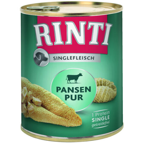 Rinti Singlefleisch Hundenassfutter Adult 800 g Pansen Pur Nassfutter