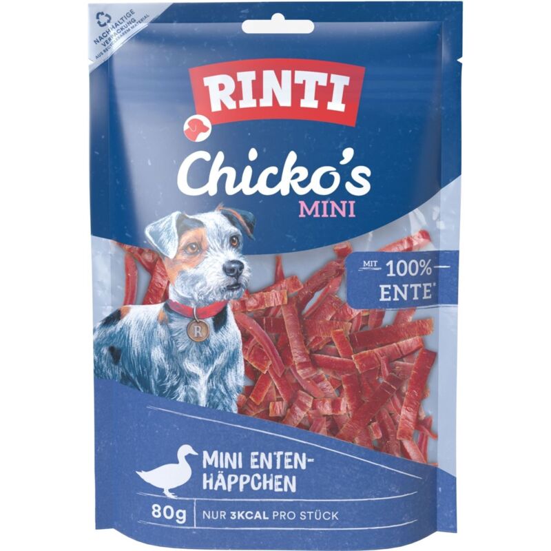 Rinti Snacks Chicko Mini Sachet 80g - Canard 80g