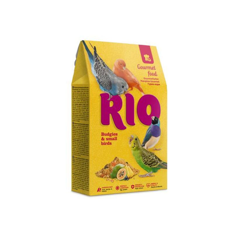 

Alimento Gourmet Periquitos y Pequeñas Aves 250Gr - RIO