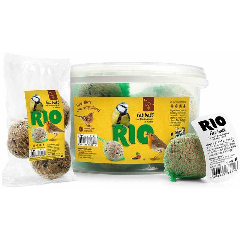 

Bola de Grasa para aves 3x90gr - RIO