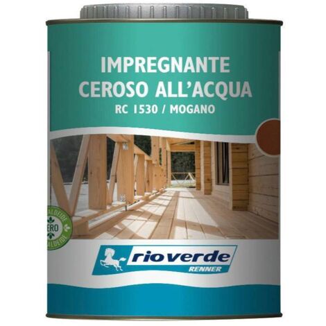 Rioverde Rc 1530 Impregnante Ceroso 0,750 Mogano - 6 Pz