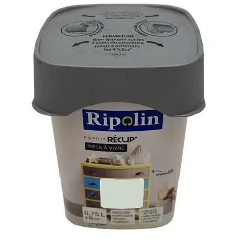 Rip Recup Pièce à Vivre Satin 2l Gris Clair - Ripolin