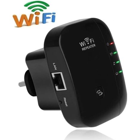 Ripetitore WiFi Superboost  Copre fino a 1500 piedi quadrati e 25 dispositivi fino a 300 Mbps  Ripetitore di portata WiFi  Amplificatore WiFi per estendere la portata della connessione Internet WiFi -