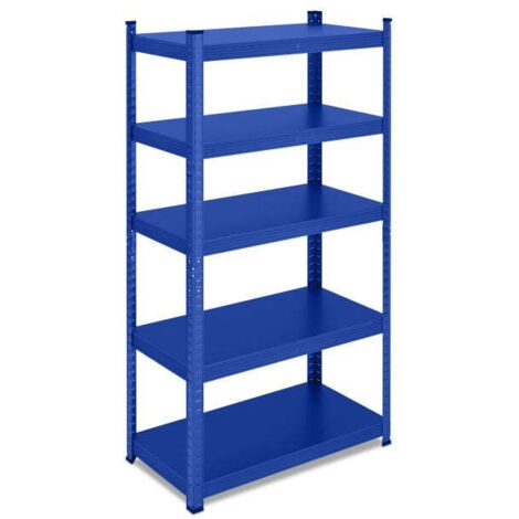 Ripiani in metallo blu resistente 5 livelli