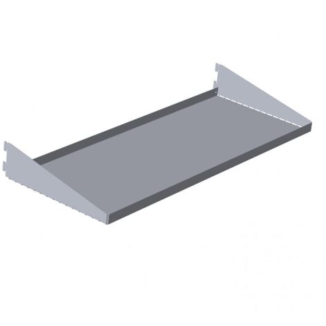 Ripiani multiuso, reversibili, con reggimensole integrate - alluminio - 2 pz.