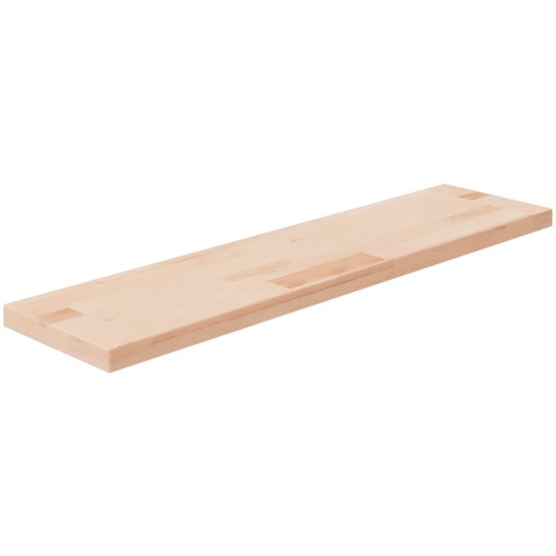 Ripiano 80x20x2,5 cm Legno Massello di Rovere Non Trattato Vidaxl 4562