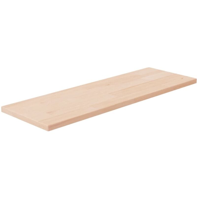 Ripiano 60x20x1,5 cm Legno Massello di Rovere Non Trattato Vidaxl 43774