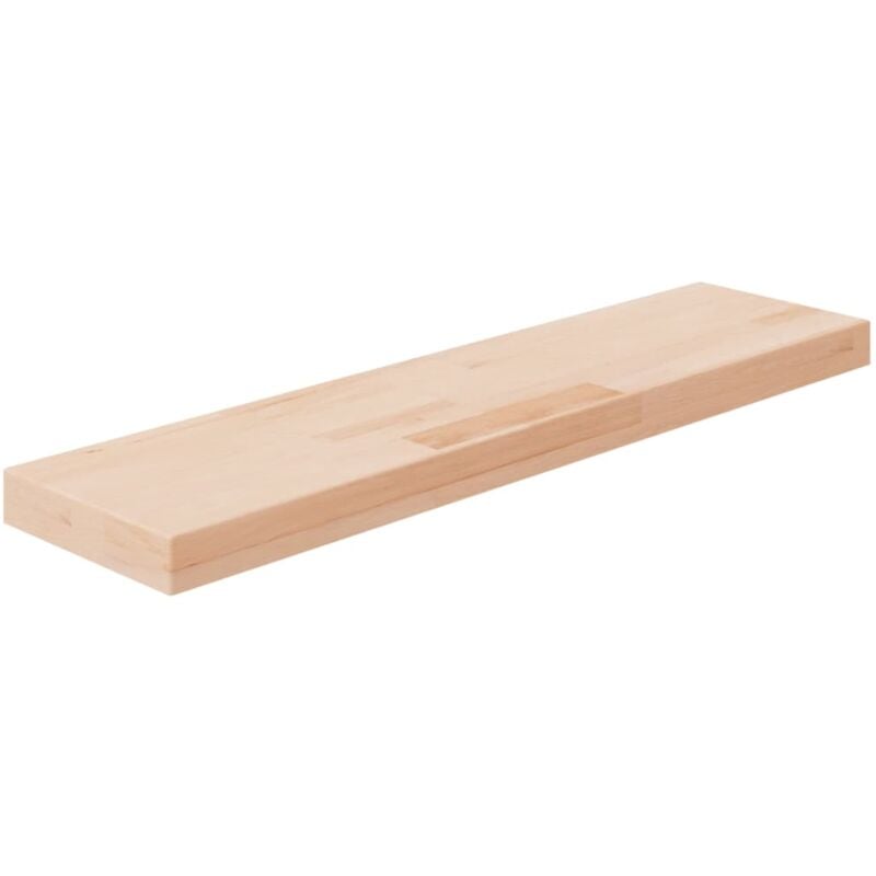 Ripiano 80x20x4 cm Legno Massello di Rovere Non Trattato vidaXL6821