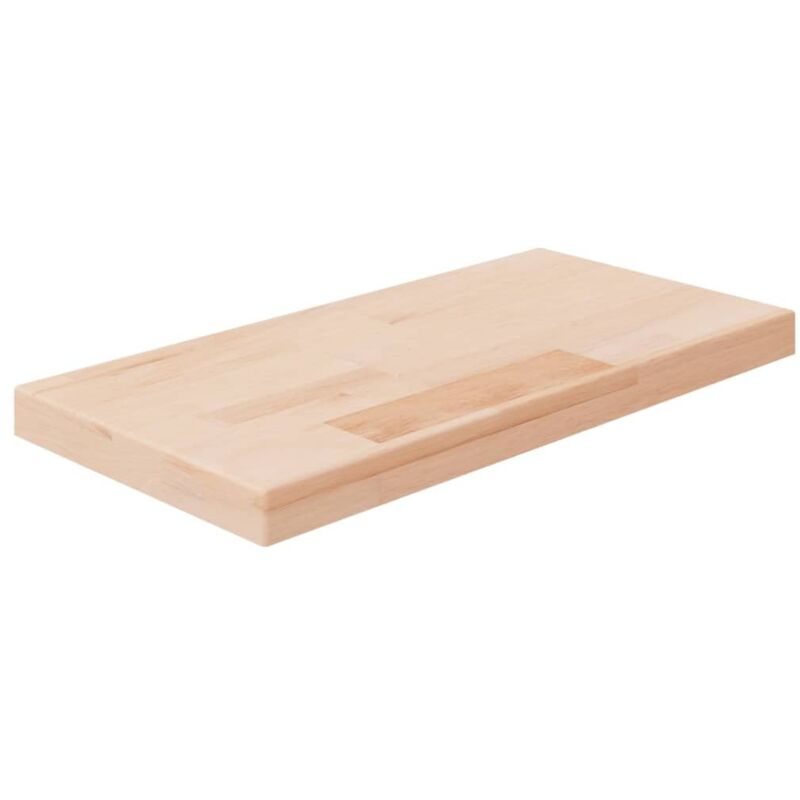 Vidaxl Ripiano 40x20x2,5 Cm Legno Massello Di Rovere Non Trattato