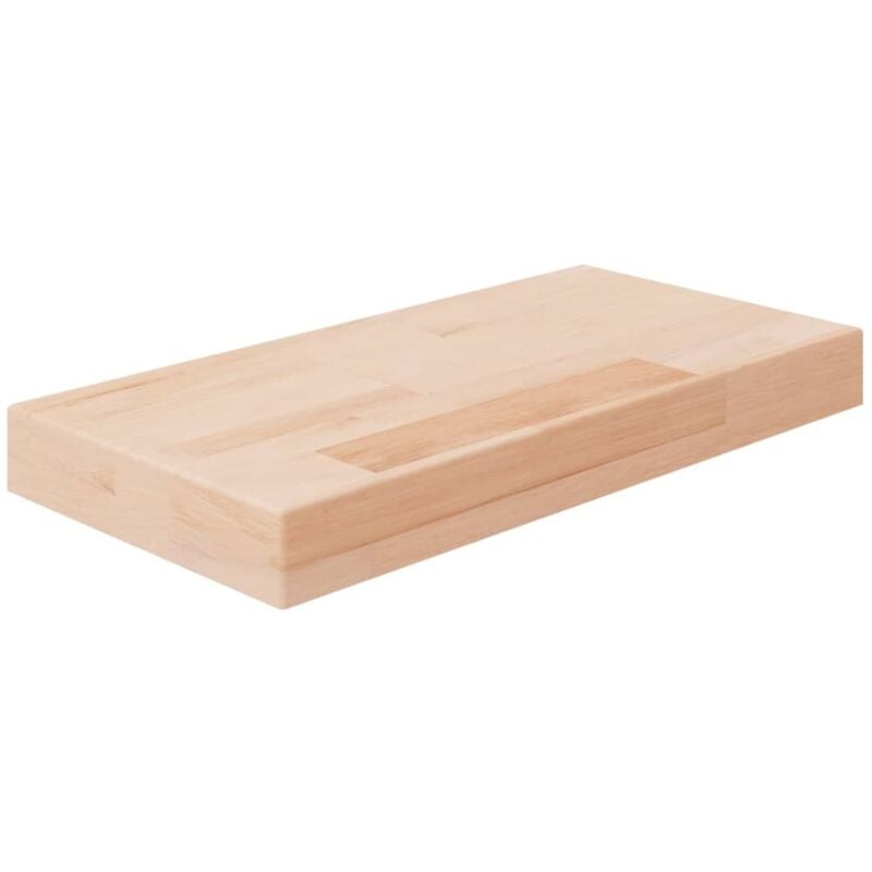 Vidaxl - Ripiano 40x20x4 cm Legno Massello di Rovere Non Trattato