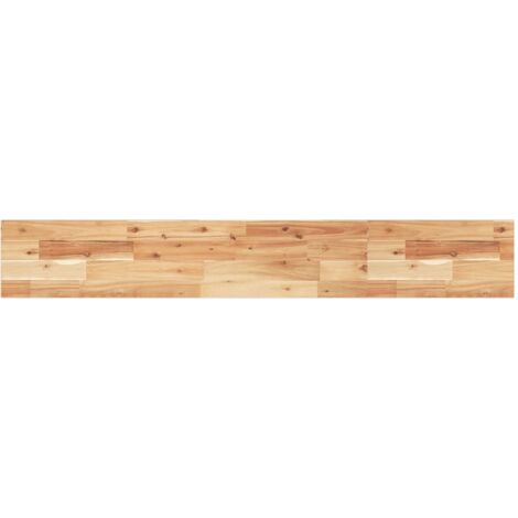 Ripiano a Parete 120x20x2cm Legno Massello Acacia Rifinito Olio vidaXL