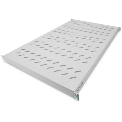 Ripiano a scaffale DIGITUS 1HE per armadi con profondit� di 1000 mm, dimensioni 44x482x700-1180 mm, capacit� fino a 50 kg, colore grigio