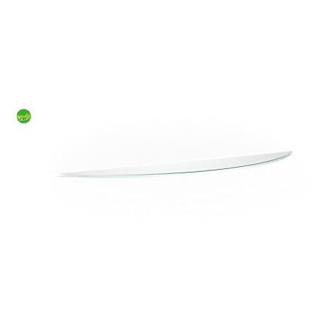 Ripiano Bolis Italia Vitra spicchio trasparente 20 x 90 x 0,8 cm