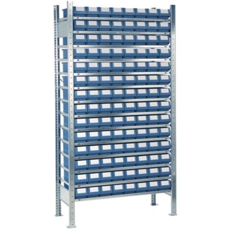 Ripiano Bullone A2000xL1000xP500mm ripiano base 14 ripiani in acciaio 112 x 7