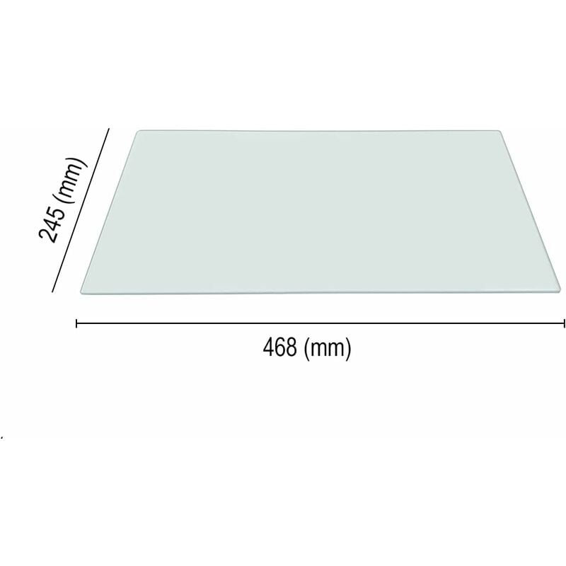 Ripiano in Vetro Crisp per Frigoriferi Hoover