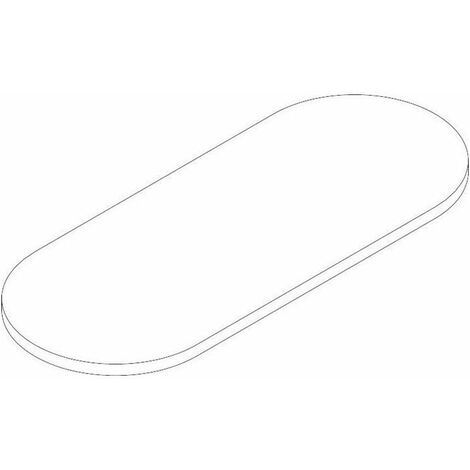 Ripiano in vetro HG LOGO 450 mm singolarmente