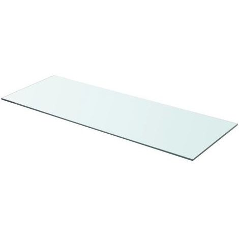 RIPIANO IN VETRO TRASPARENTE 6X400X150MM.