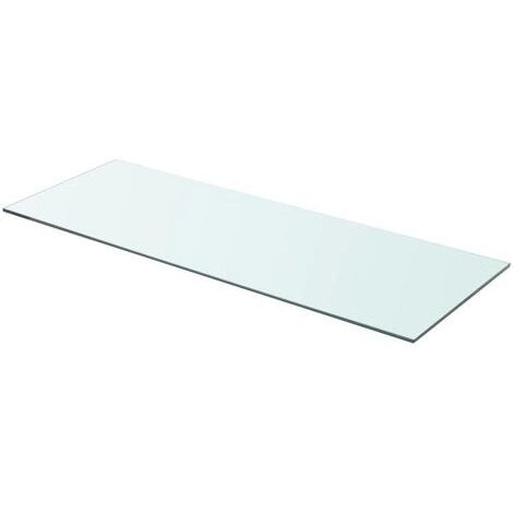 RIPIANO IN VETRO TRASPARENTE CM. 0.6X60X15