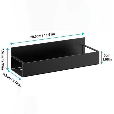 Ripiano magnetico portaoggetti da 2 pezzi, ripiano laterale portaoggetti per frigorifero, ripiano magnetico portaoggetti per frigorifero
