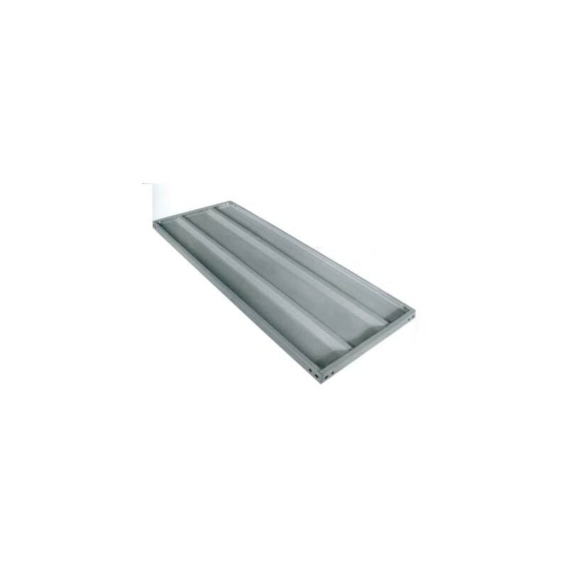Image of Ripiano metallico rinforzo doppio Prometal acciaio vern grigio cm 120x50 (5 pezzi) Prometal