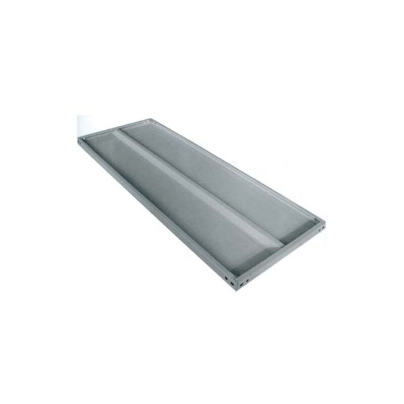 Image of Ripiano metallico rinforzo singolo Prometal acciaio vern grigio cm 80x40 (5 pezzi) Prometal