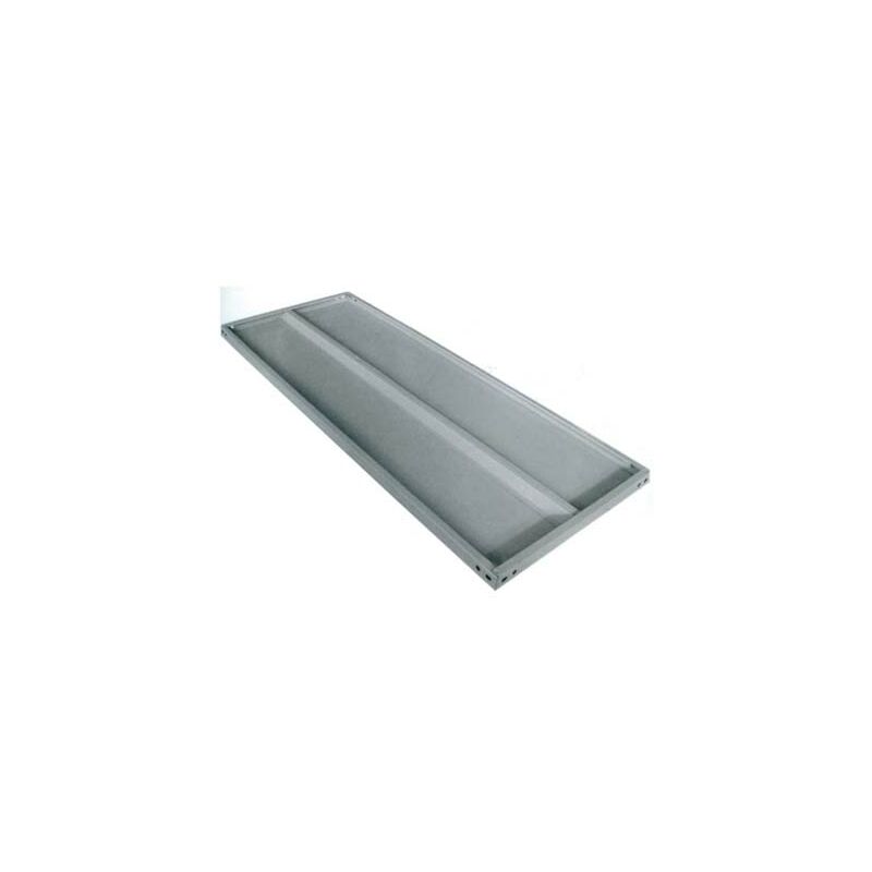 Image of Ripiano metallico rinforzo singolo Prometal acciaio vern grigio cm 90x30 (5 pezzi) Prometal