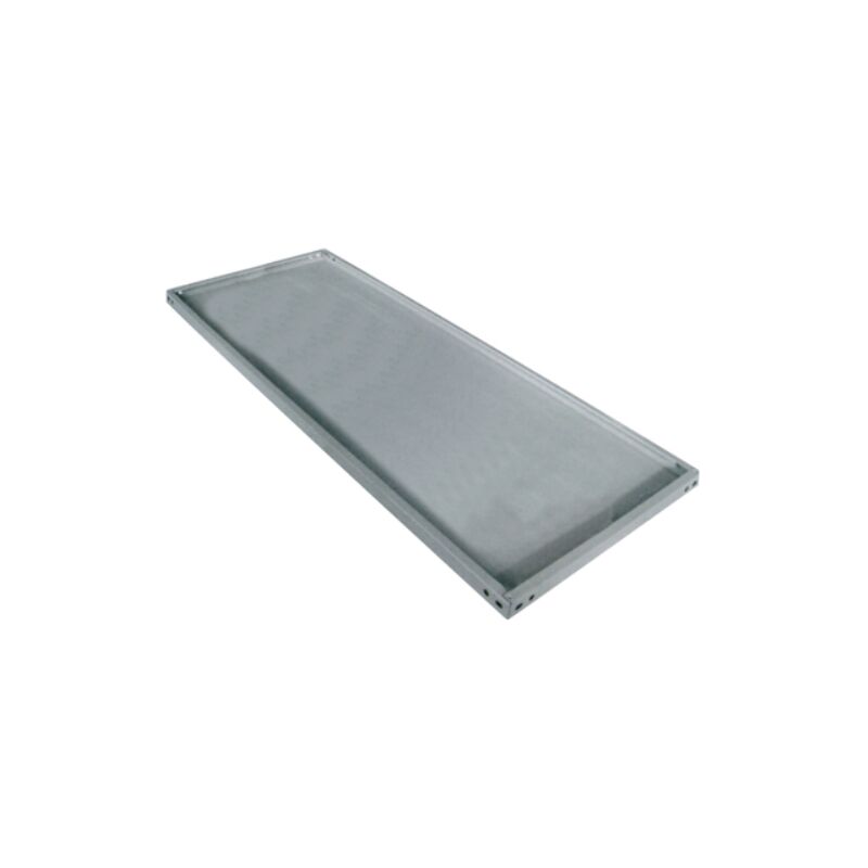 Image of Ripiano metallico senza rinforzo Prometal acciaio vern grigio cm 60x30 (5 pezzi) Prometal