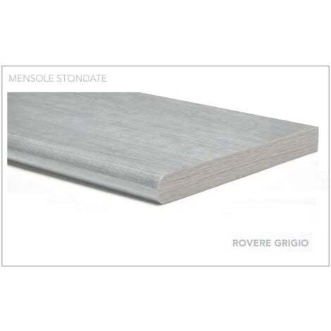 RIPIANO STONDATO ROVERE GRIGIO CM. 2.5X25X100